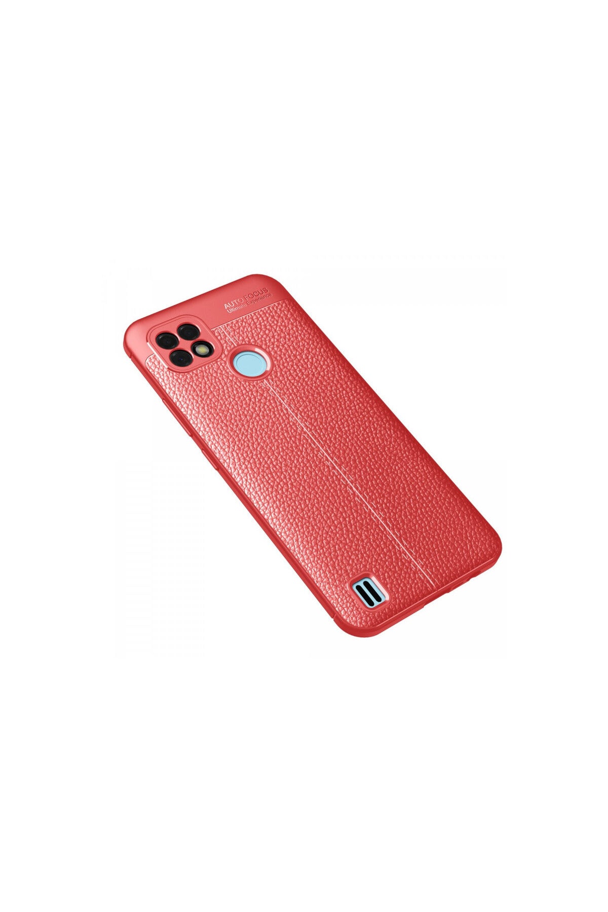 Realme C25 Uyumlu Kılıf Auto Focus Kapak - Kırmızı