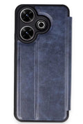 Xiaomi Redmi 13 4G Uyumlu Kılıf Flip Cover - Lacivert