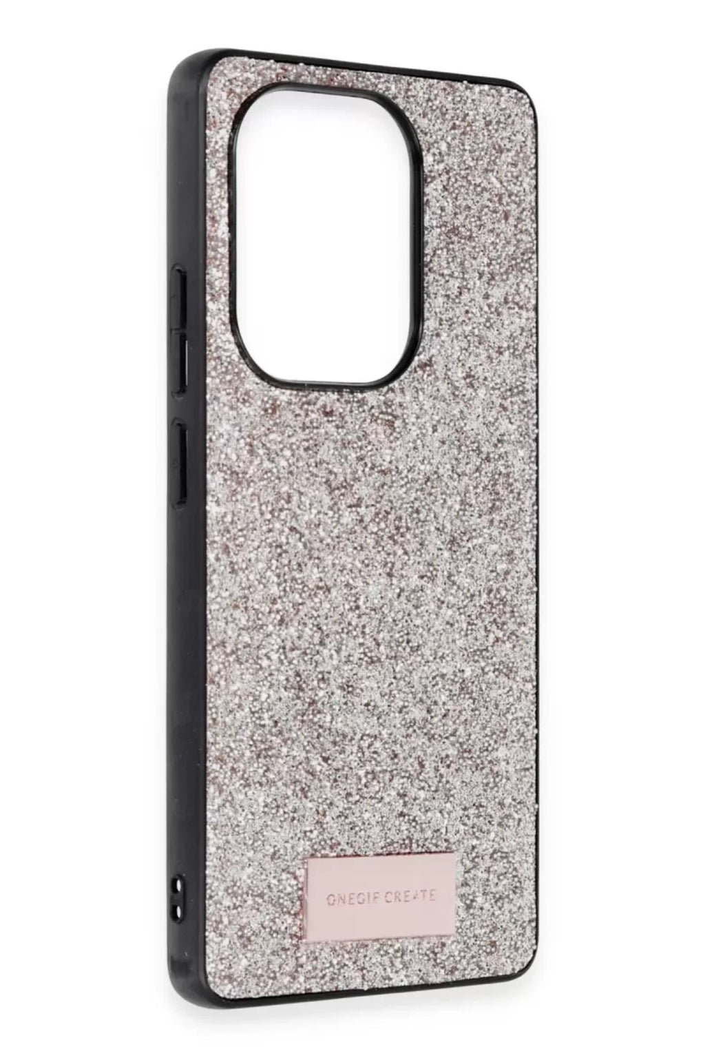 Onegif Xiaomi Redmi Note 13 Pro 4G Uyumlu Bright Simli Kapak - Gold