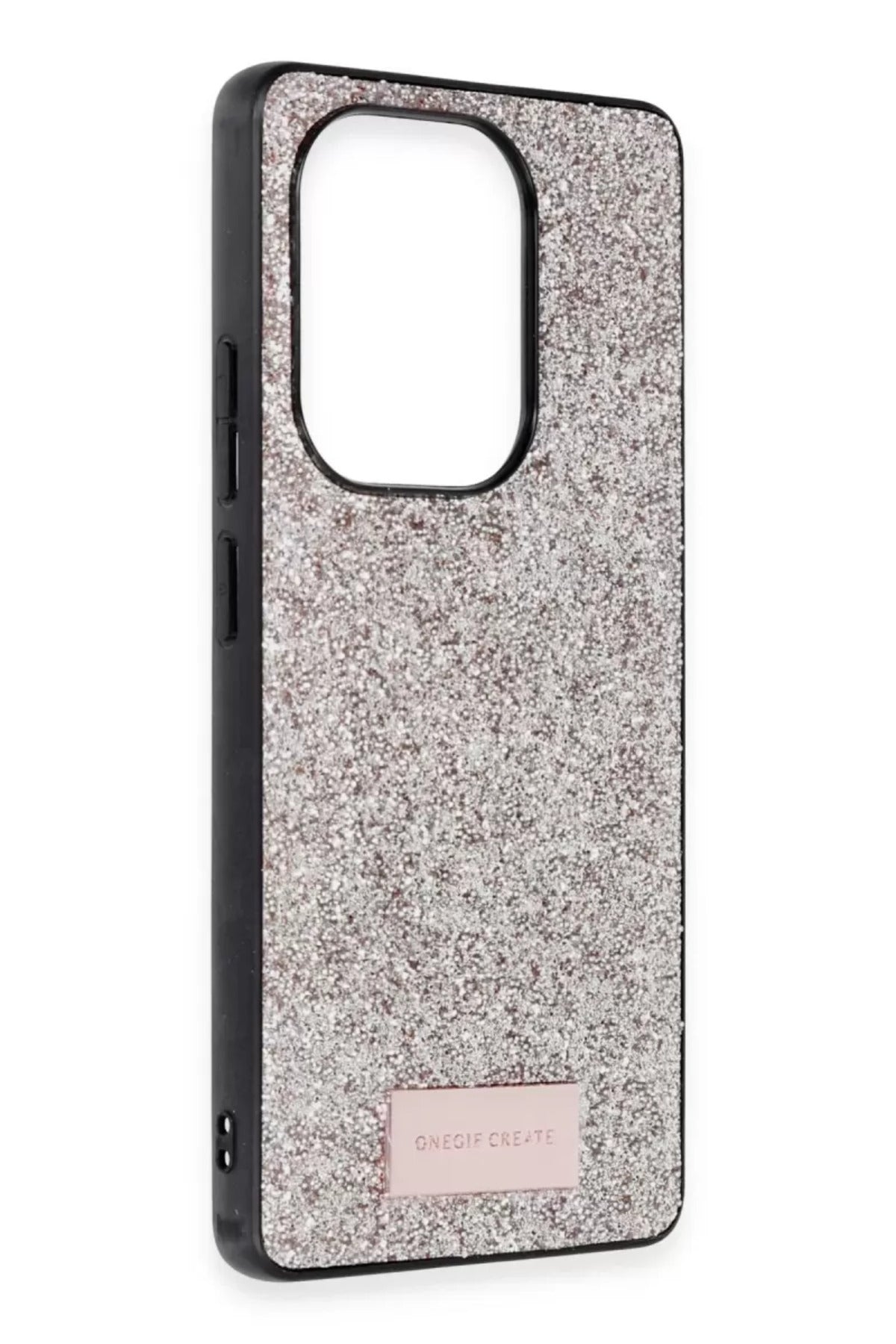 Onegif Xiaomi Redmi Note 13 Pro 4G Uyumlu Bright Simli Kapak - Gold