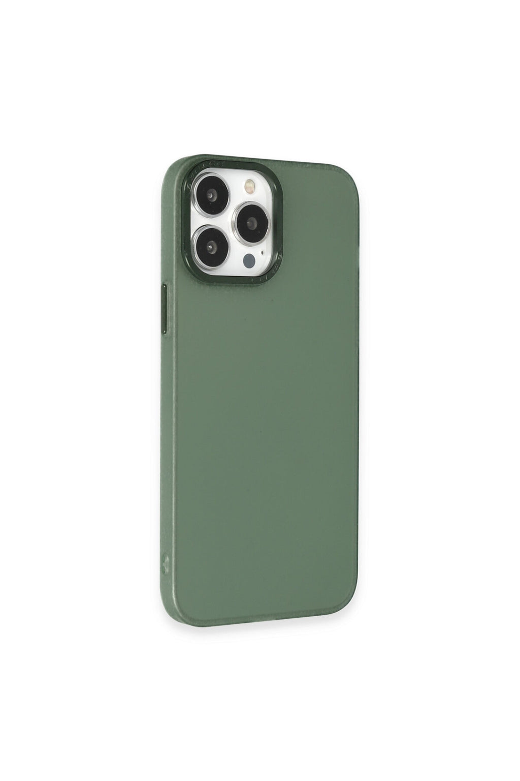 Apple iPhone 14 Pro Uyumlu Kılıf Modos Metal Kapak - Koyu Yeşil