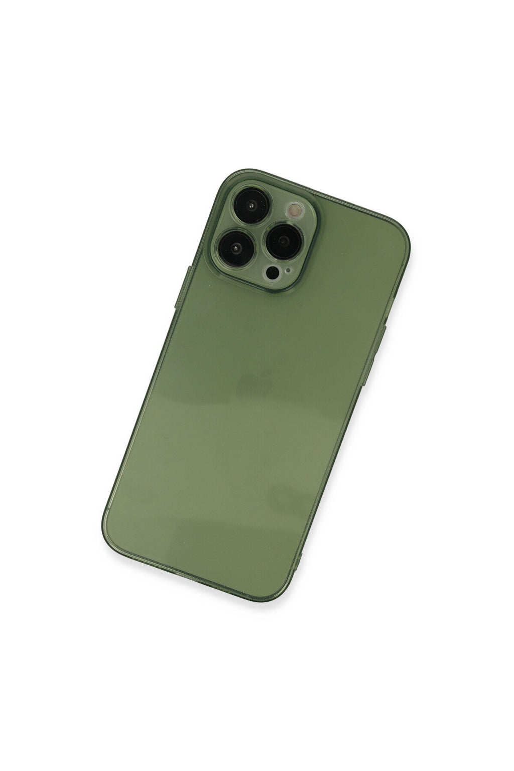 Apple iPhone 13 Pro Uyumlu Kılıf Fly Lens Silikon - Yeşil