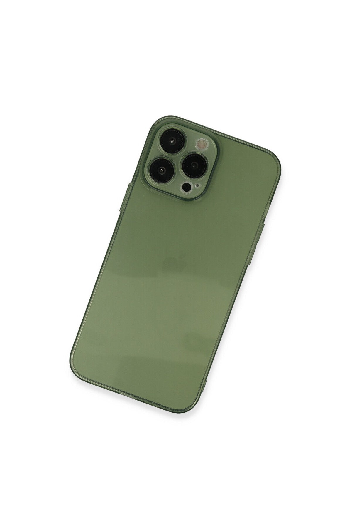 Apple iPhone 13 Pro Uyumlu Kılıf Fly Lens Silikon - Yeşil