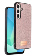 Onegif Samsung Galaxy A16 5G Uyumlu Bright Simli Kapak - Pembe