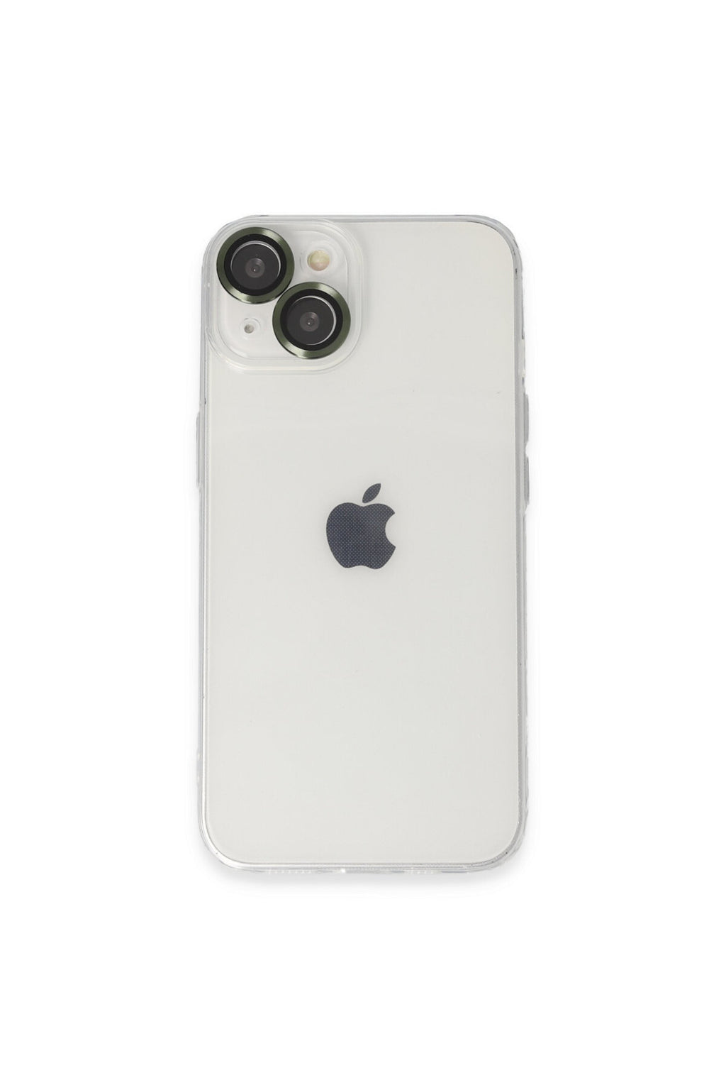 Apple iPhone 14 Uyumlu Kılıf Luko Lens Silikon - Yeşil