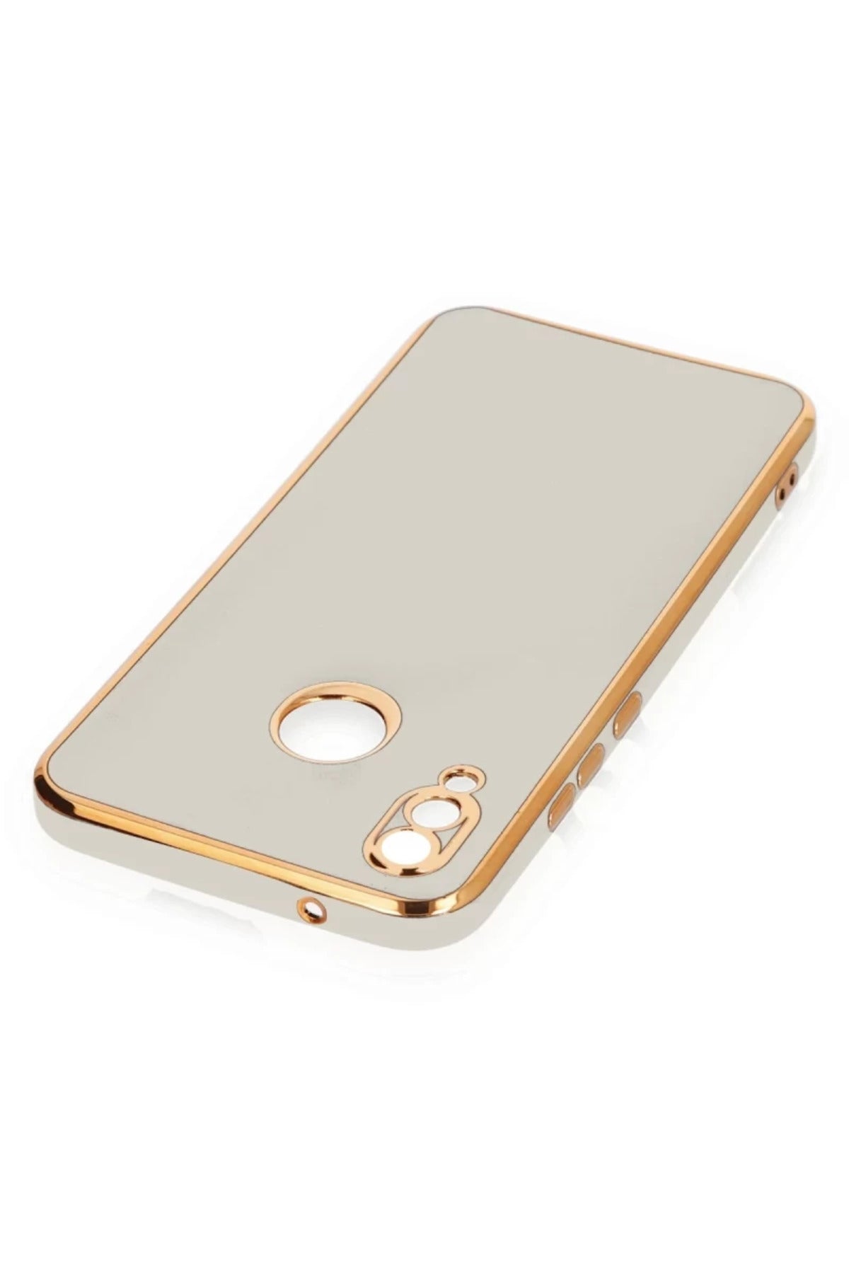Huawei P20 Lite Uyumlu Kılıf Volet Silikon - Beyaz