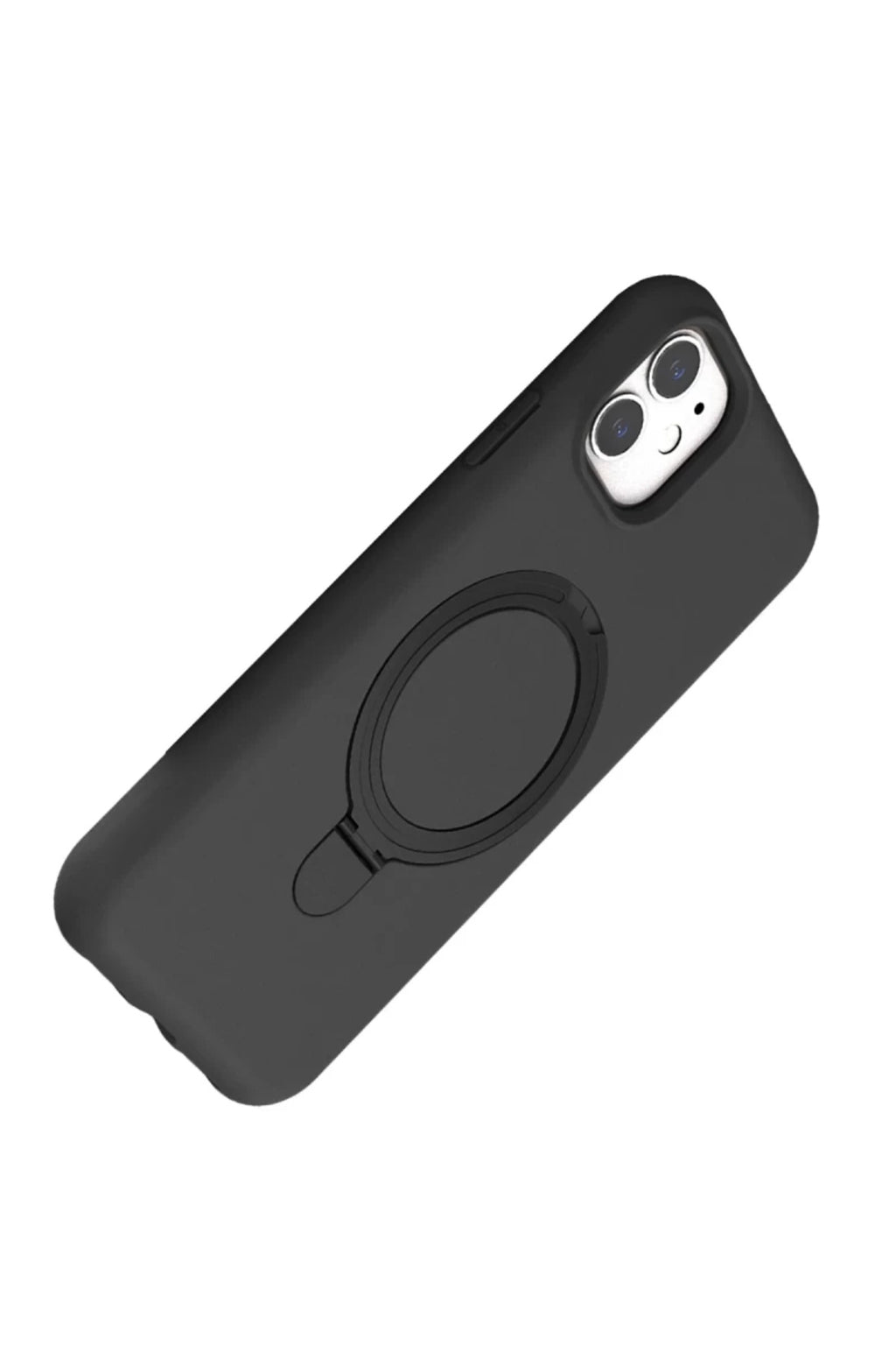 Apple iPhone 11 Uyumlu Regal Magsafe Standlı Kapak - Titan Gri