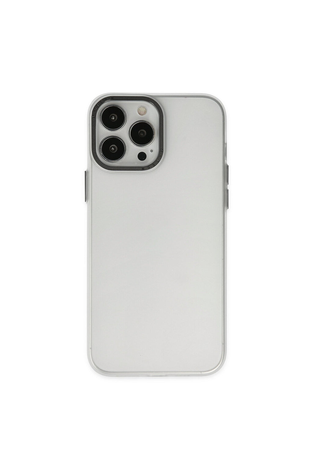 Apple iPhone 13 Pro Max Uyumlu Kılıf Modos Metal Kapak - Şeffaf