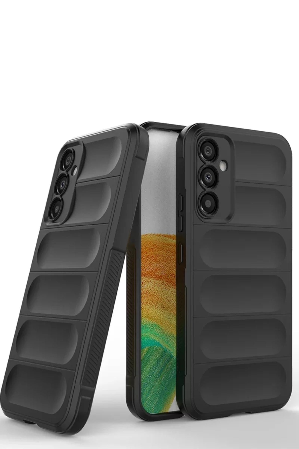 Samsung Galaxy A25 5G Uyumlu Kılıf Optimum Silikon - Siyah