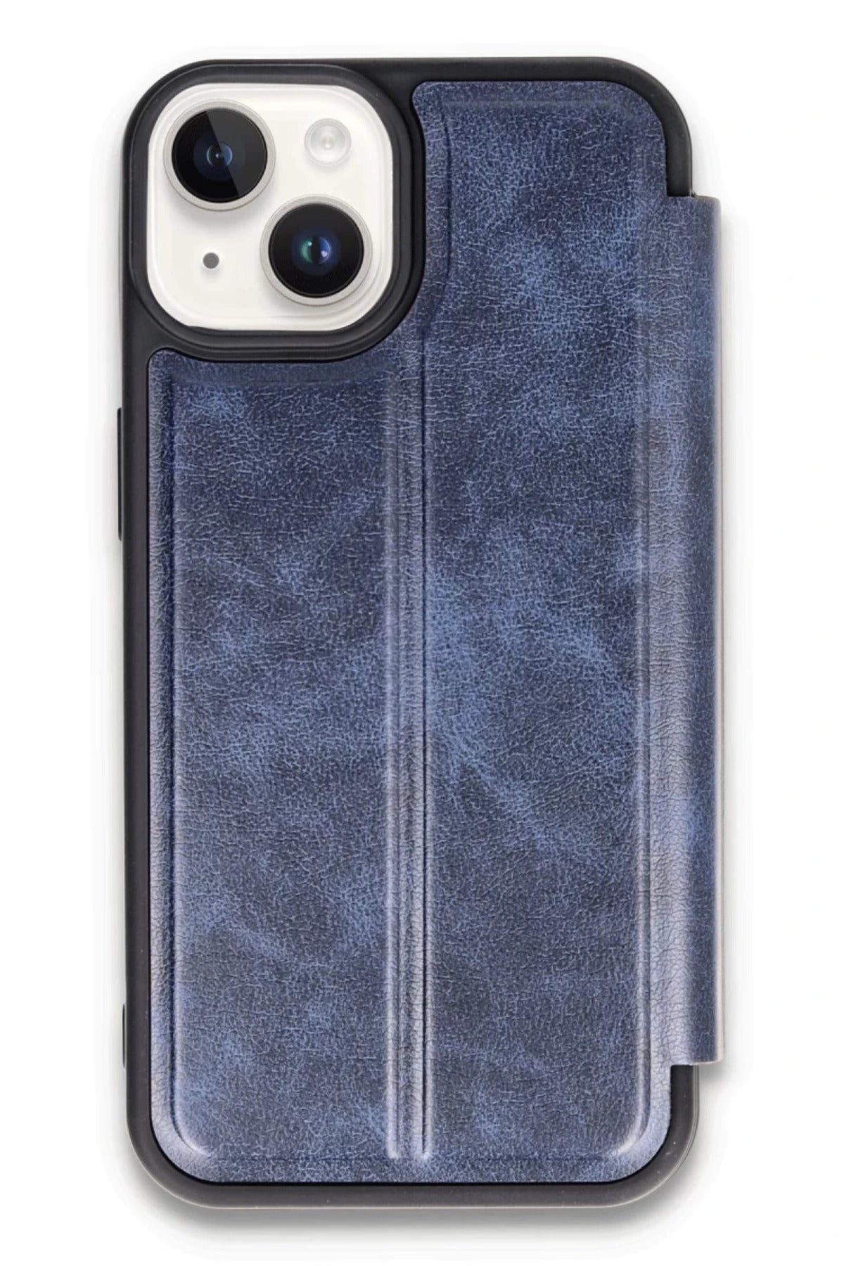 Apple iPhone 14 Uyumlu Kılıf Flip Cover - Lacivert