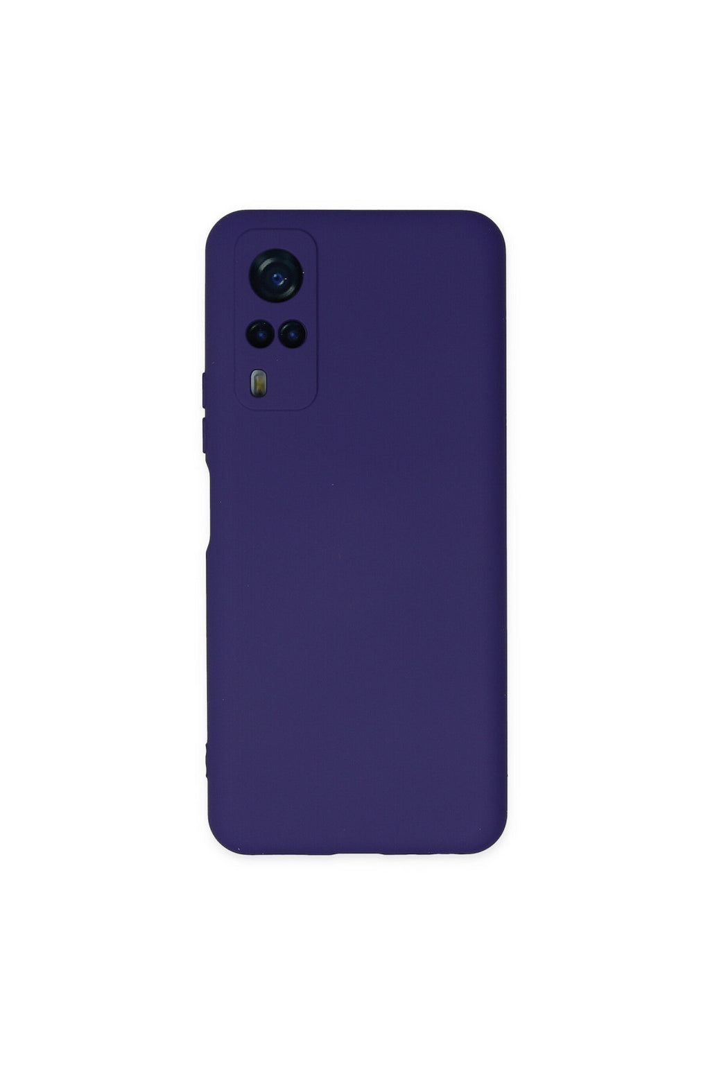 Vivo Y53S Uyumlu Kılıf Nano içi Kadife Silikon - Mor