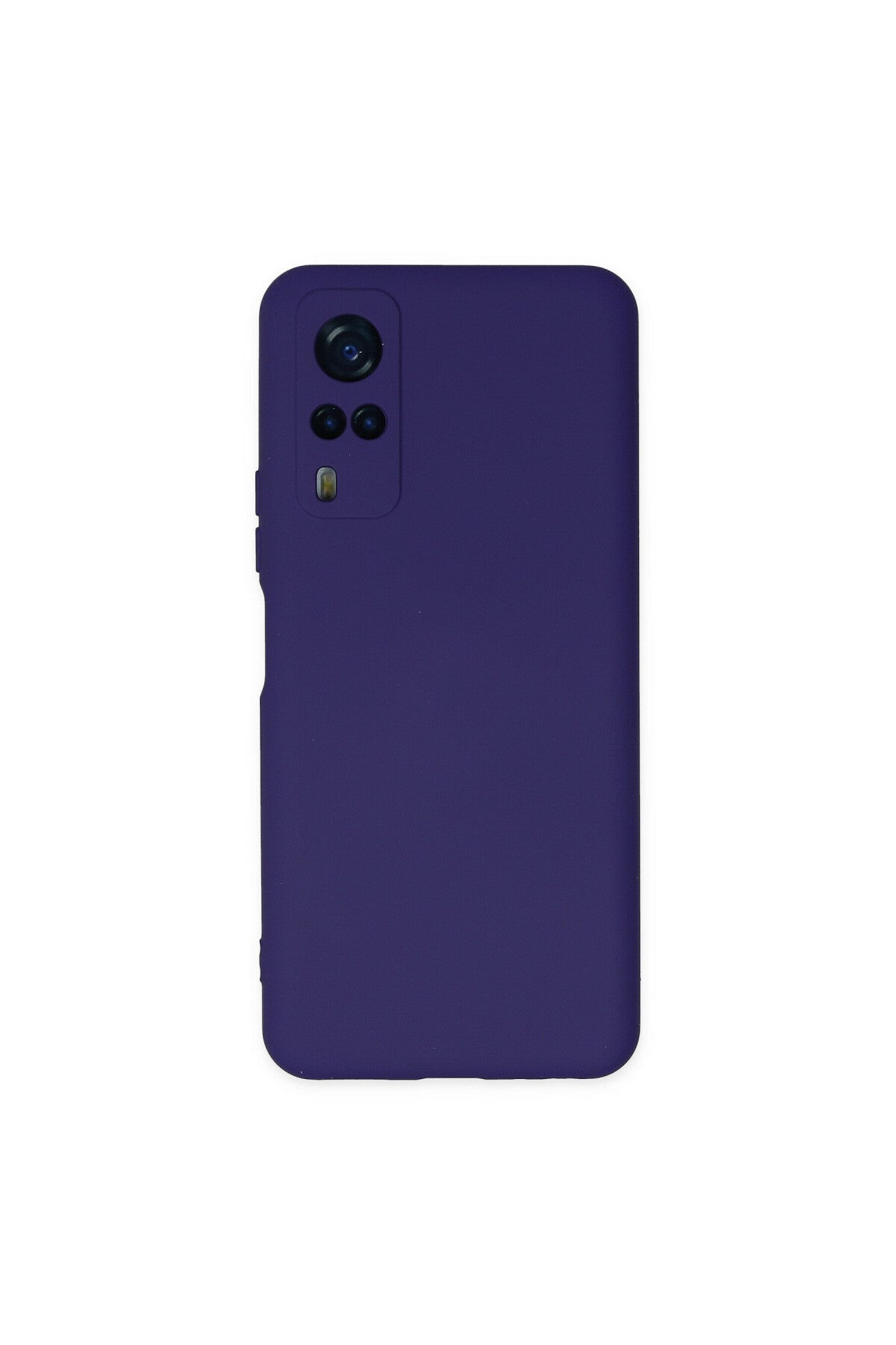 Vivo Y53S Uyumlu Kılıf Nano içi Kadife Silikon - Mor