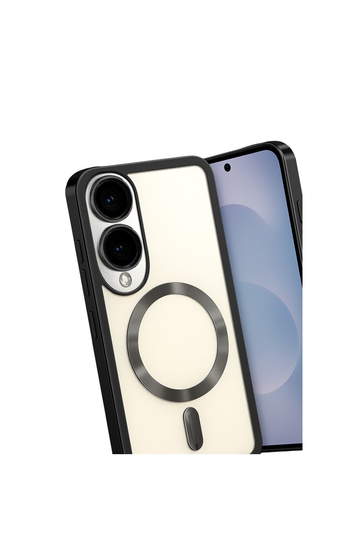 Samsung Galaxy S25 Uyumlu Edge Kross Magneticsafe Kapak - Siyah