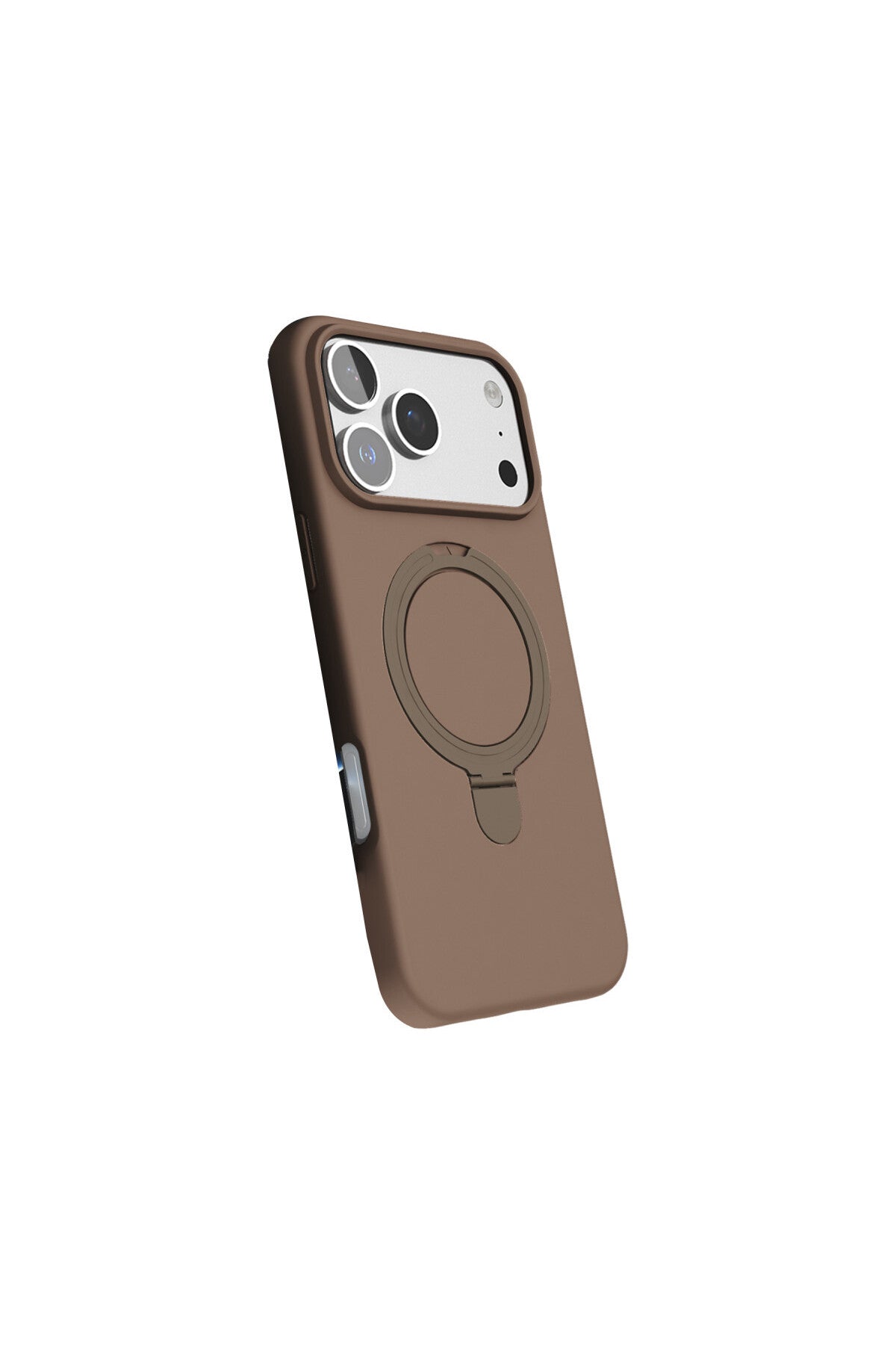 Apple iPhone 17 Pro Uyumlu Regal Magsafe Standlı Kapak - Çöl Titanyum