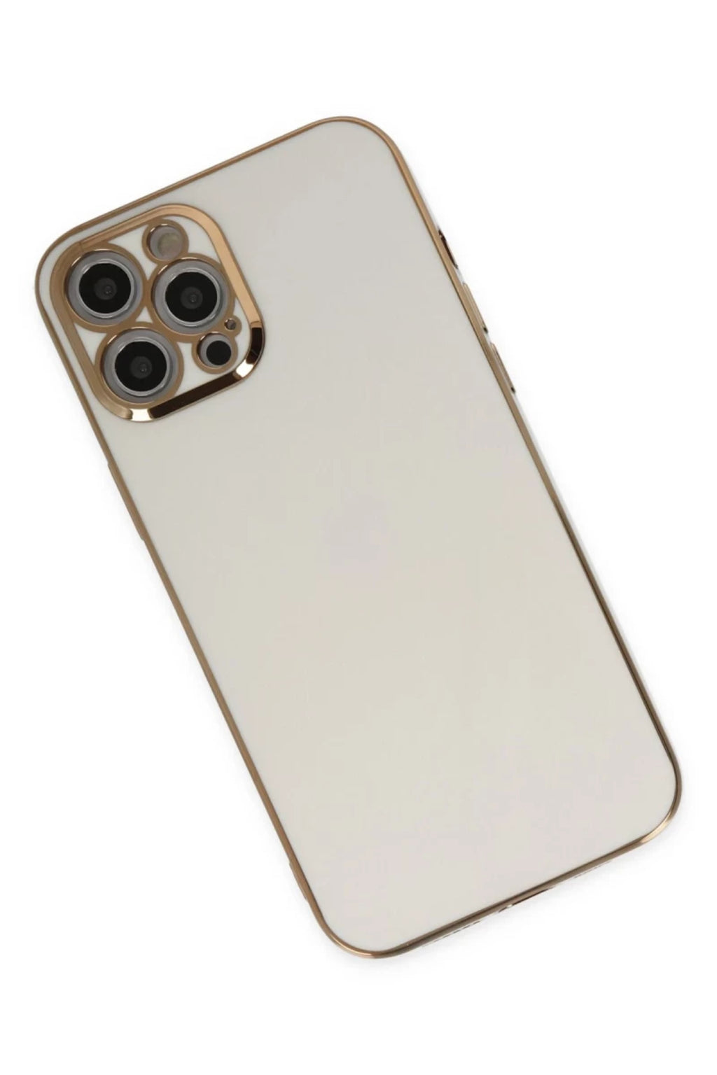 Apple iPhone 12 Pro Max Uyumlu Kılıf Volet Silikon - Beyaz