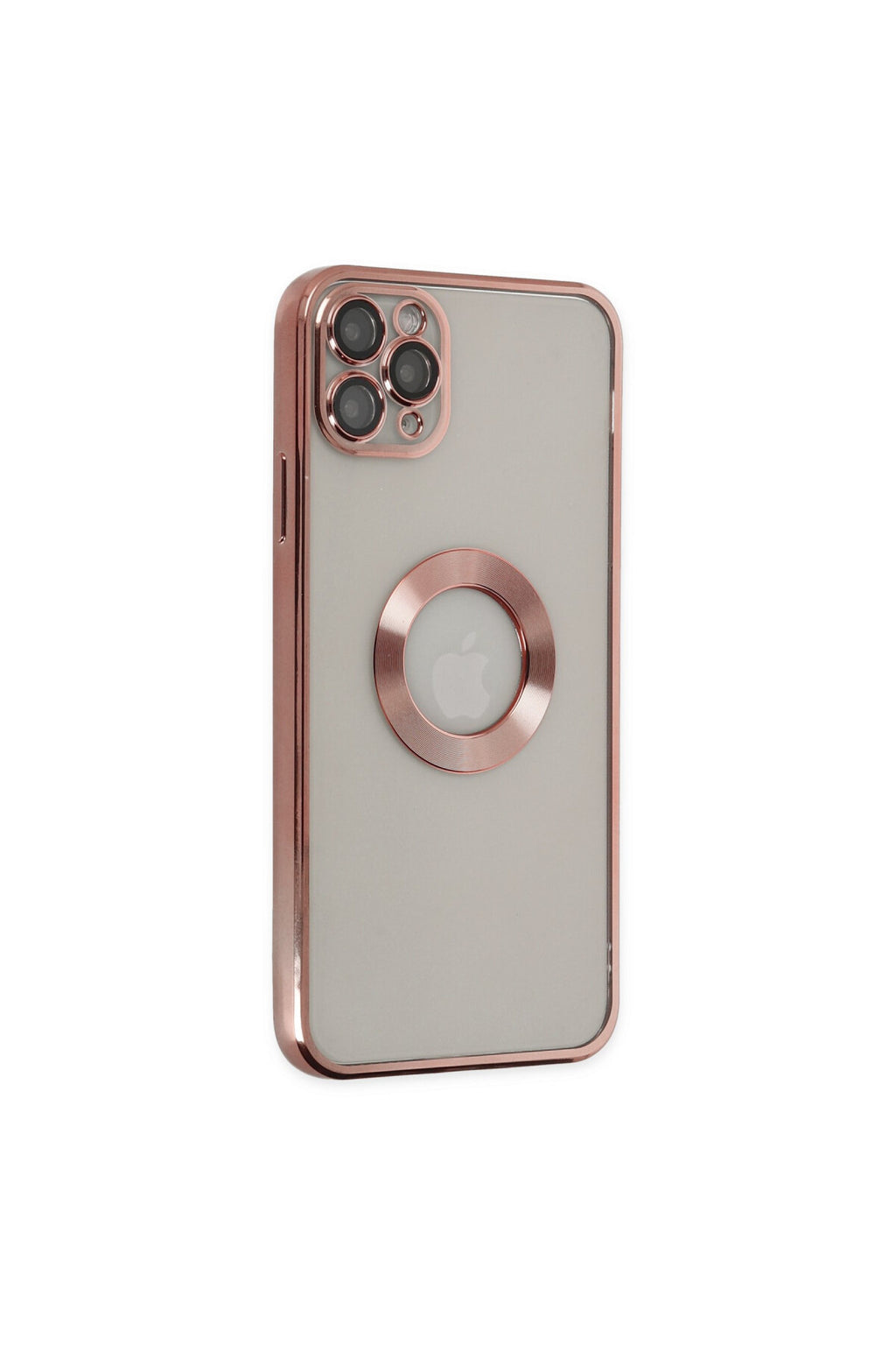 Apple iPhone 11 Pro Uyumlu Kılıf Slot Silikon - Rose Gold