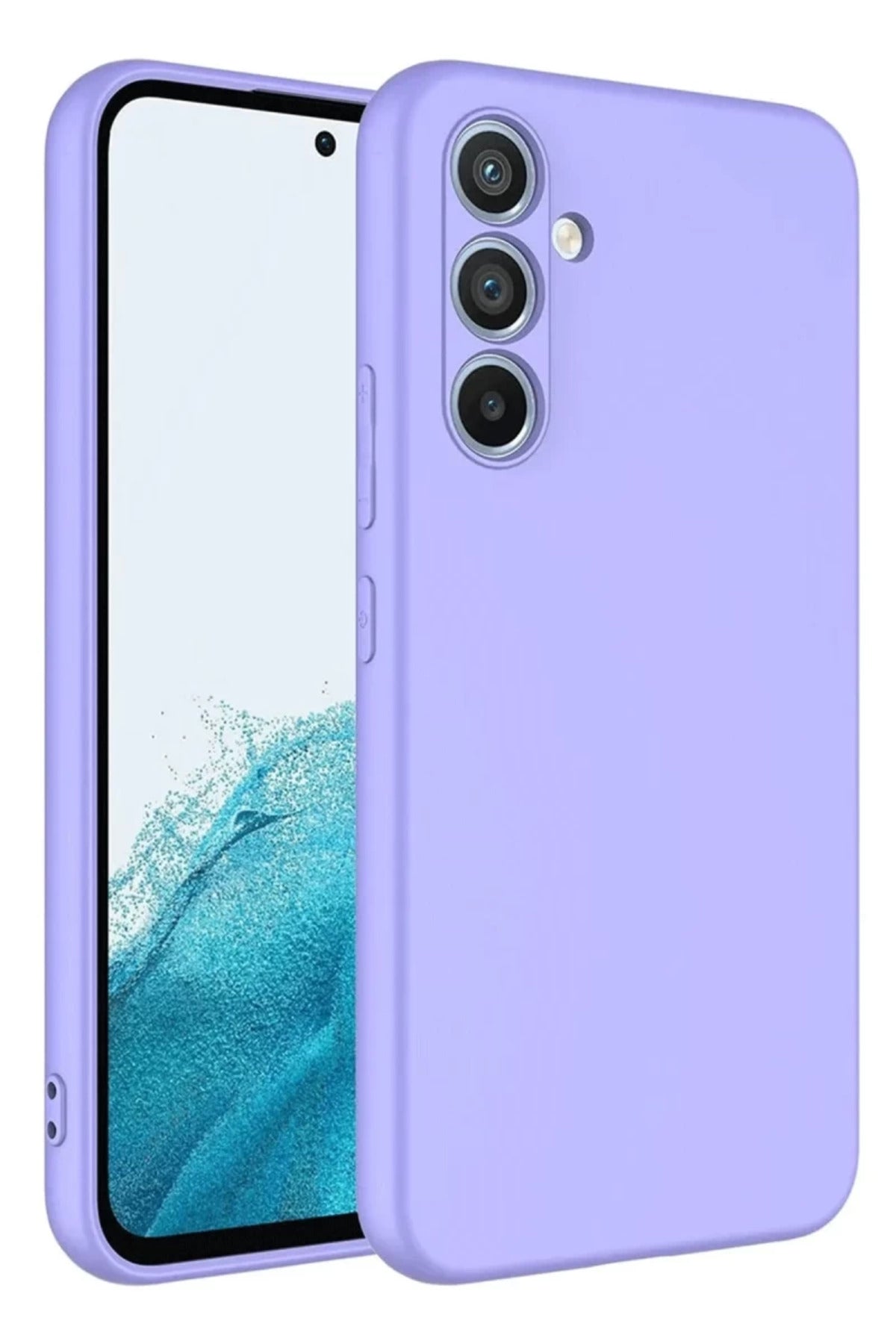Samsung Galaxy A16 5G Uyumlu Kılıf First Silikon - Lila