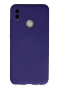 Huawei P Smart 2019 Kılıf Nano içi Kadife Silikon - Mor