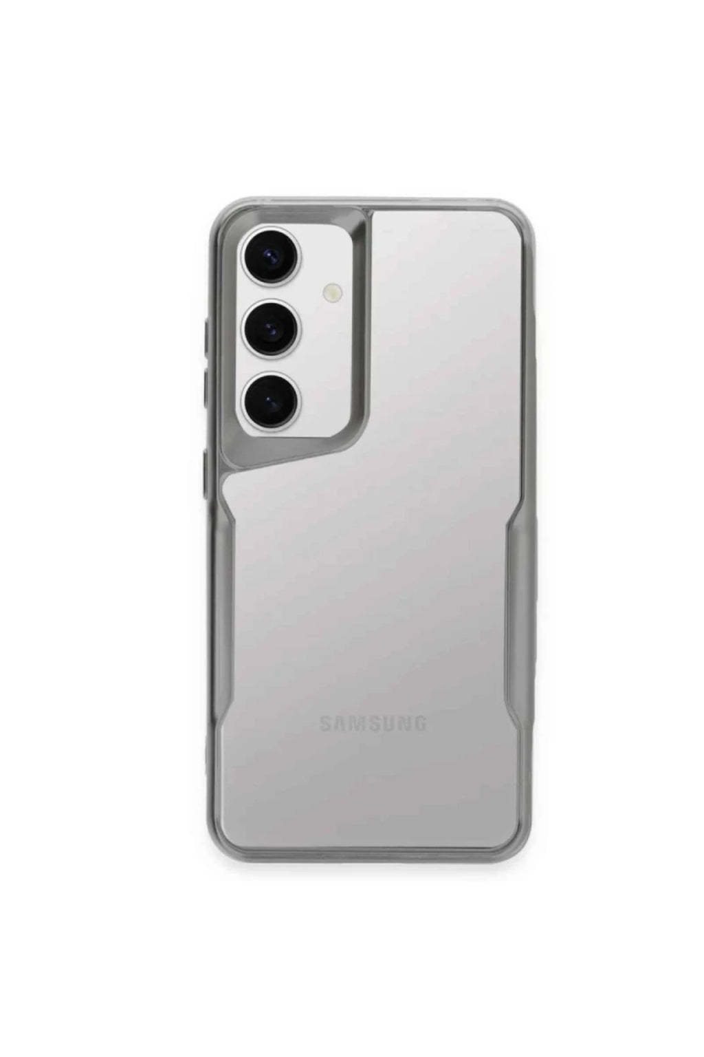 Samsung Galaxy A25 5G Uyumlu Kılıf Boyi Silikon Kapak - Gümüş