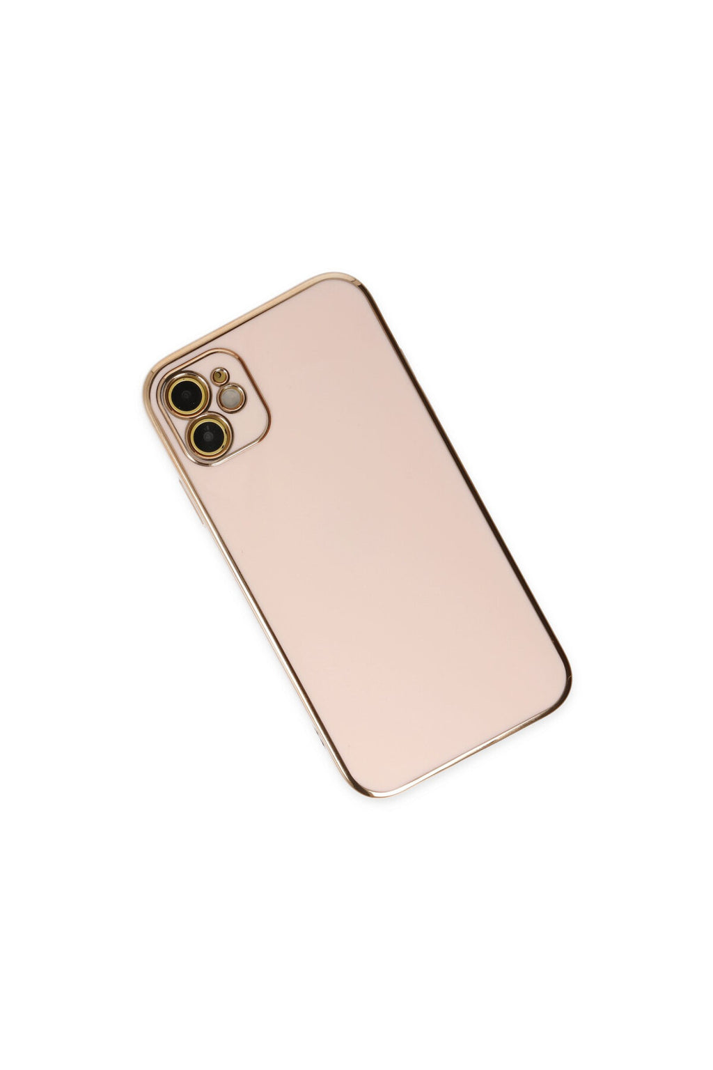 Apple iPhone 12 Uyumlu Kılıf Volet Silikon - Pembe