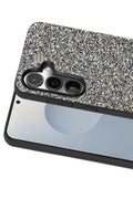 Onegif Samsung Galaxy S25 Plus Uyumlu Bright Simli Kapak - Gold