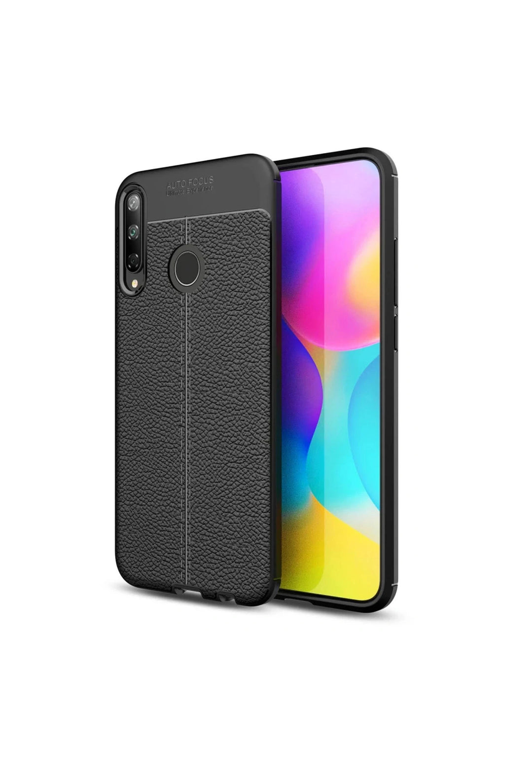 Huawei P40 Lite Uyumlu E Kılıf Auto Focus Kapak - Siyah