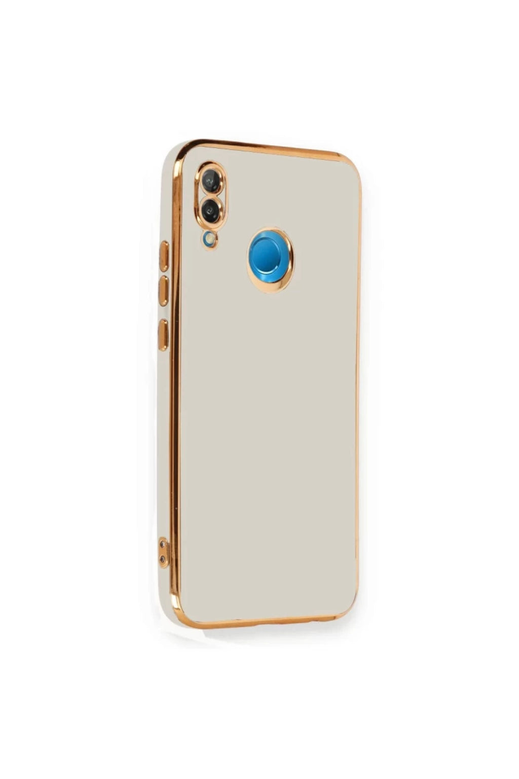 Huawei P20 Lite Uyumlu Kılıf Volet Silikon - Beyaz
