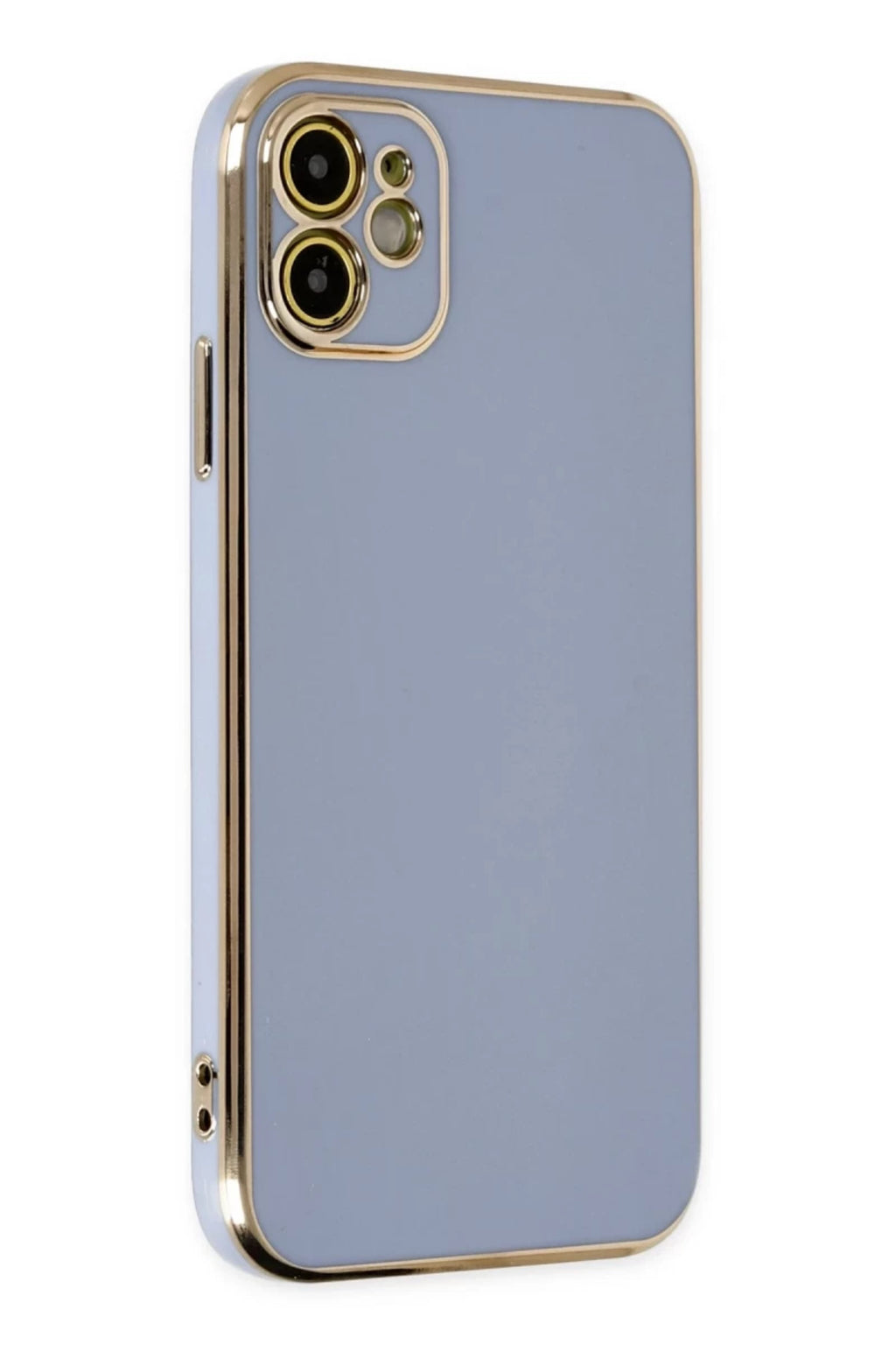 Apple iPhone 12 Uyumlu Kılıf Volet Silikon - Mavi