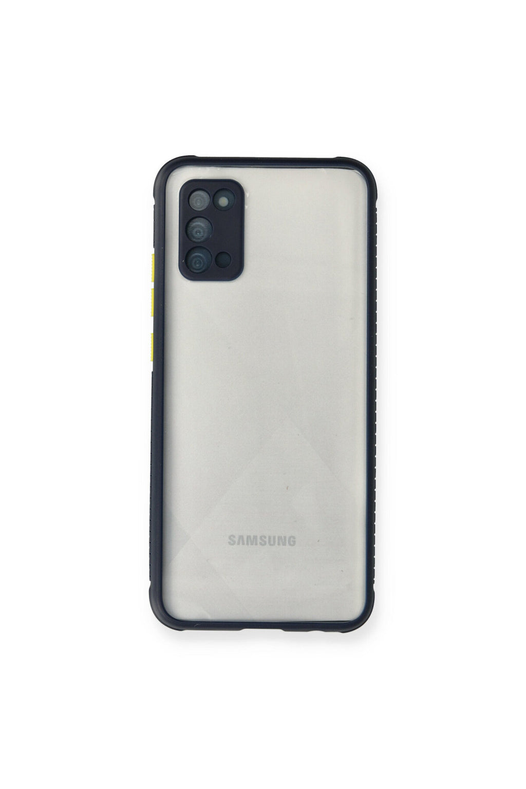 Samsung Galaxy A02S Uyumlu Kılıf Miami Şeffaf Silikon - Lacivert