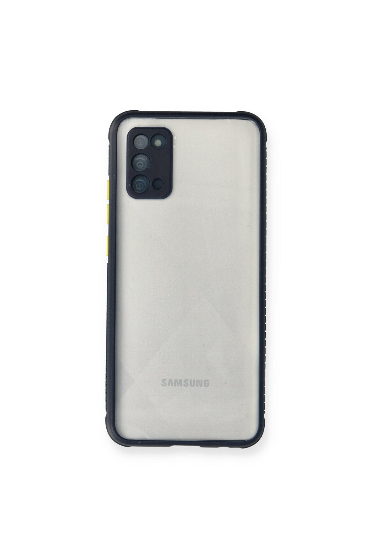 Samsung Galaxy A02S Uyumlu Kılıf Miami Şeffaf Silikon - Lacivert