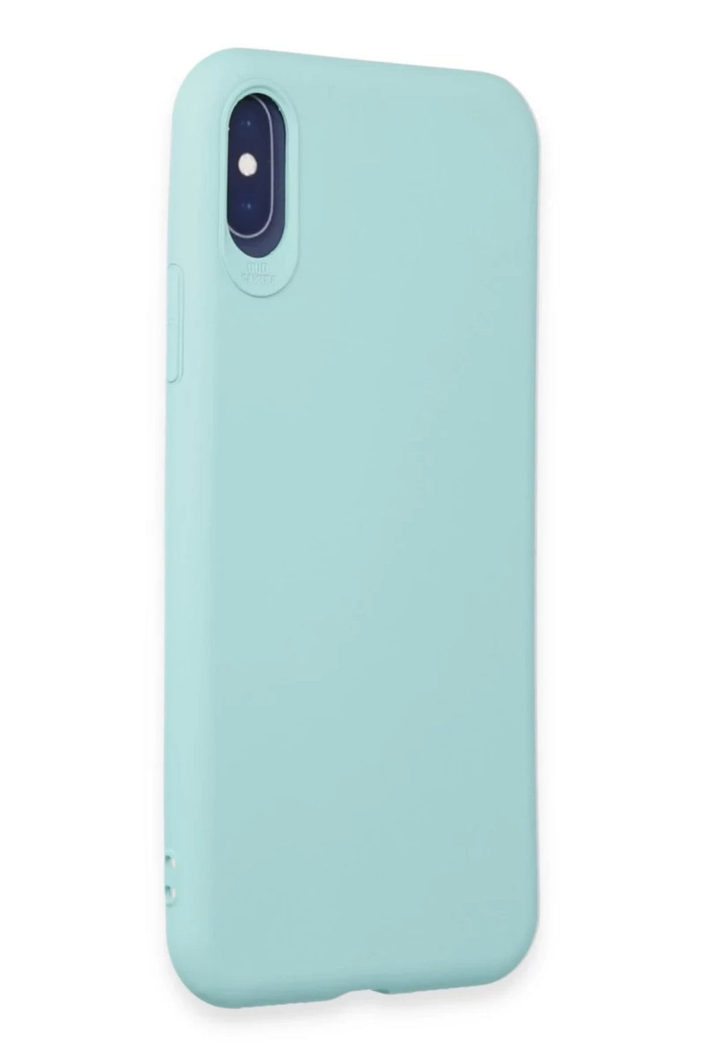 Apple iPhone X Uyumlu Kılıf First Silikon - Turkuaz