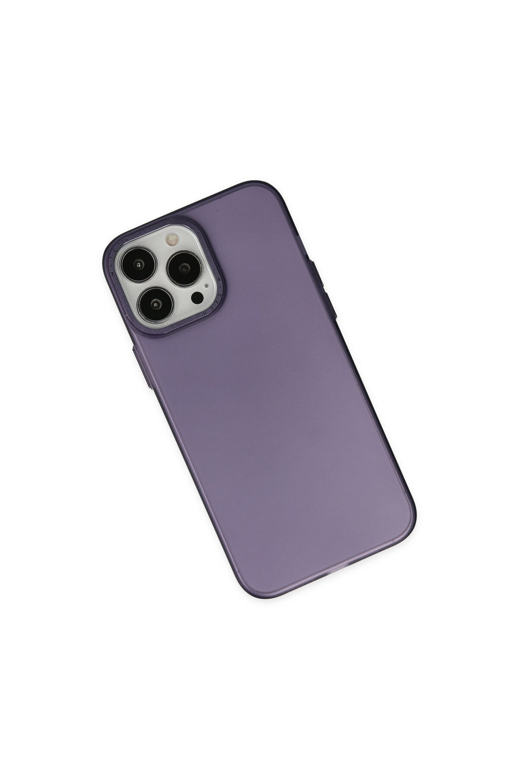 Apple iPhone 14 Pro Max Uyumlu Kılıf Modos Metal Kapak - Mor