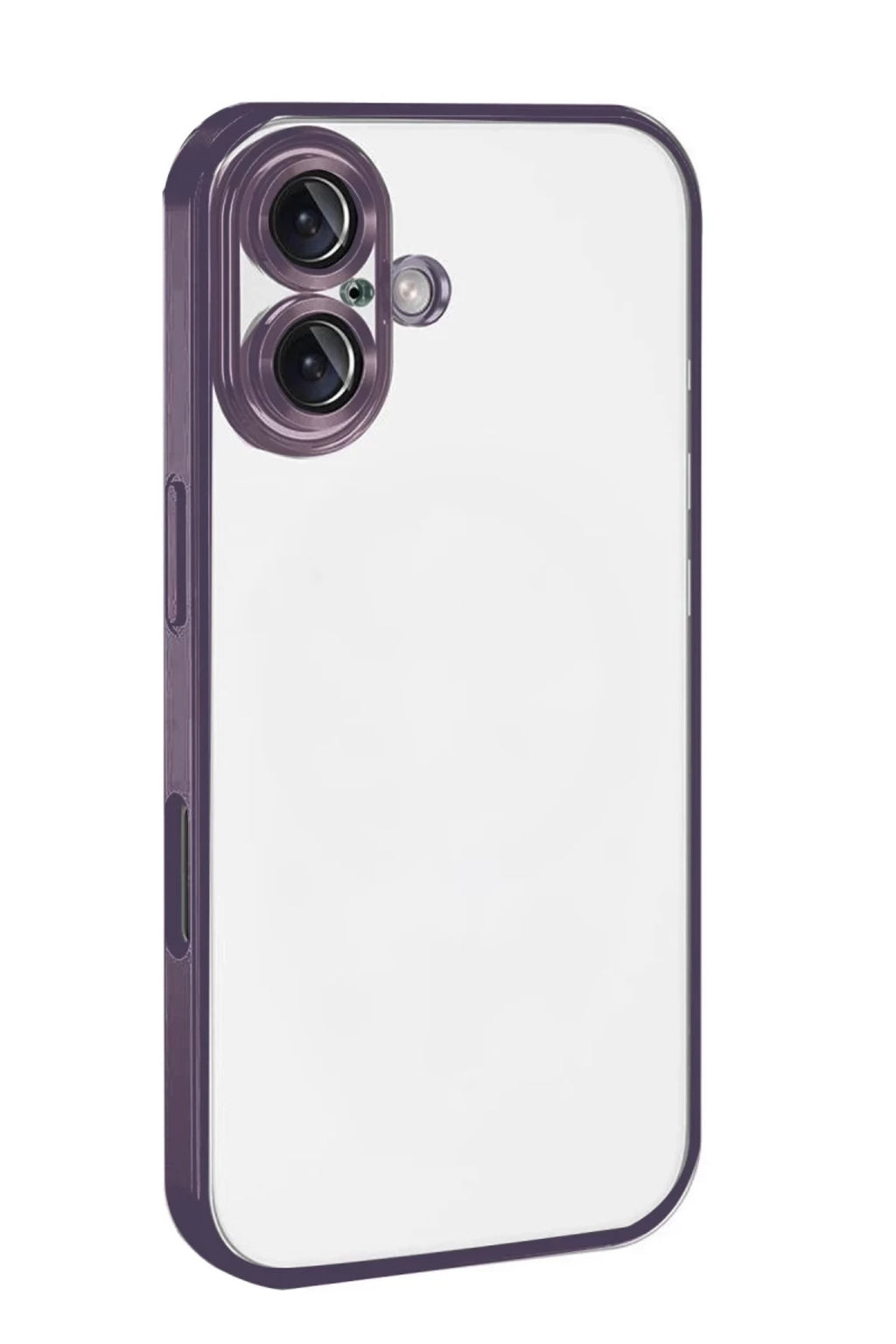 Apple iPhone 17 Uyumlu Lensli Silikon - Mor