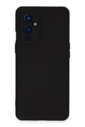 One Plus 9 Kılıf Nano içi Kadife Silikon - Siyah