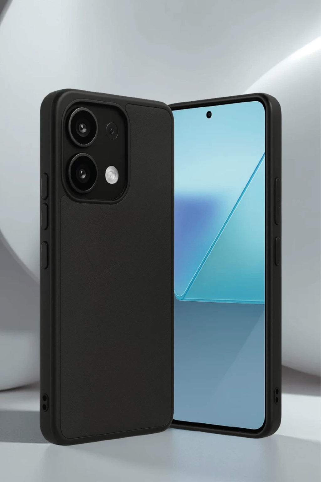 Xiaomi Redmi Note 13 4G Uyumlu Kılıf Aras Deri Kapak - Lacivert