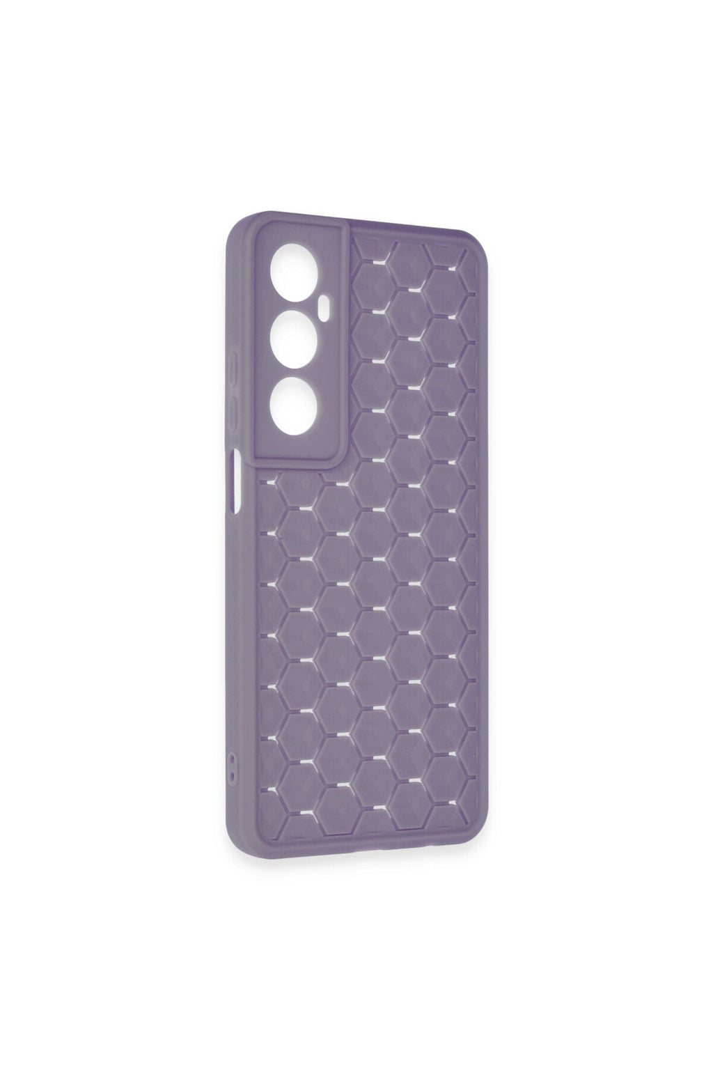 Realme C65 Uyumlu Kılıf Petek Silikon Kapak - Lila