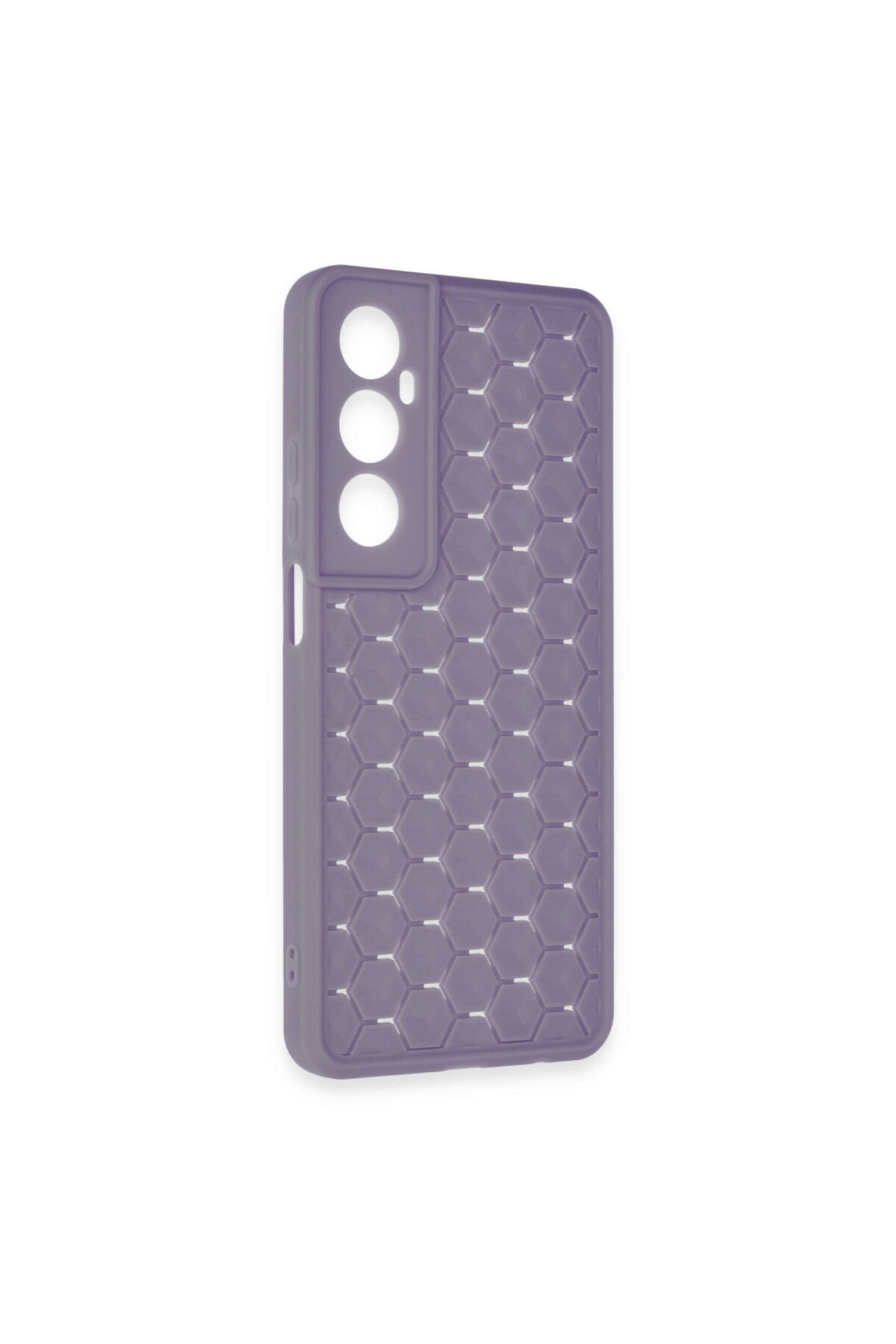 Realme C65 Uyumlu Kılıf Petek Silikon Kapak - Lila