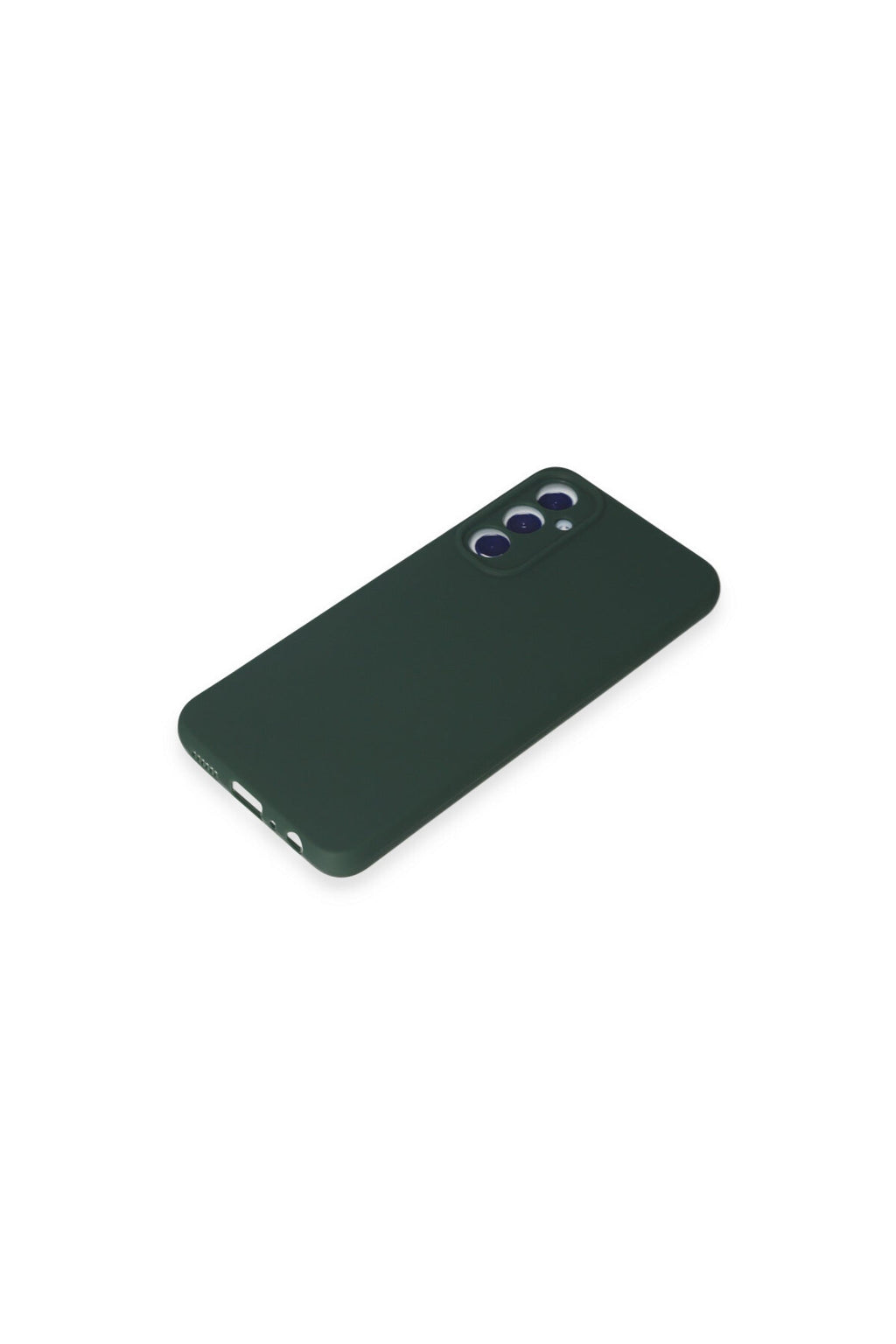 Samsung Galaxy A05S Uyumlu Kılıf First Silikon - Koyu Yeşil