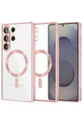 Samsung Galaxy S26 Ultra Uyumlu Kross Magneticsafe Kapak - Rose
