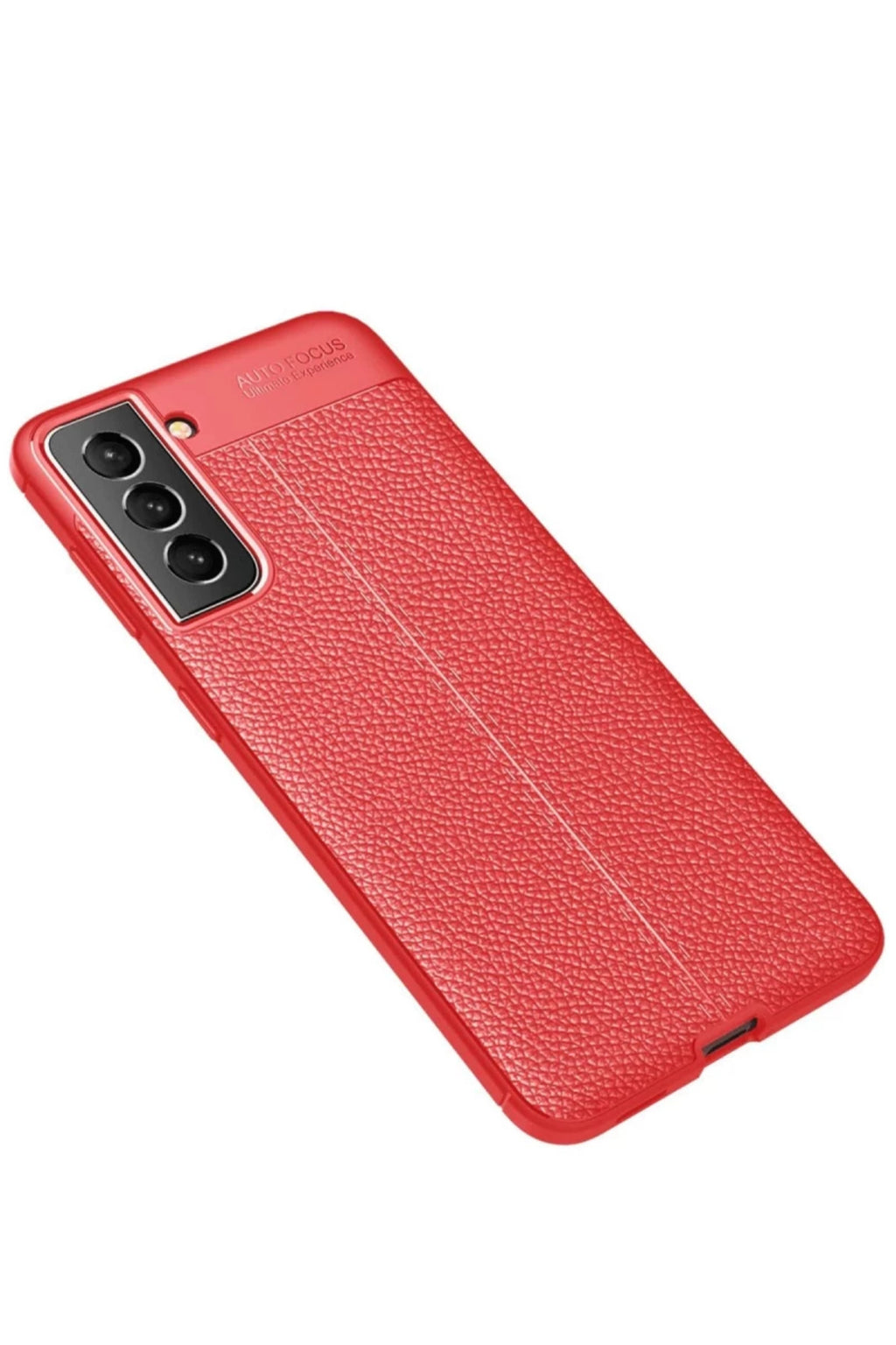 Samsung Galaxy S21 FE Uyumlu Kılıf Auto Focus Kapak - Kırmızı