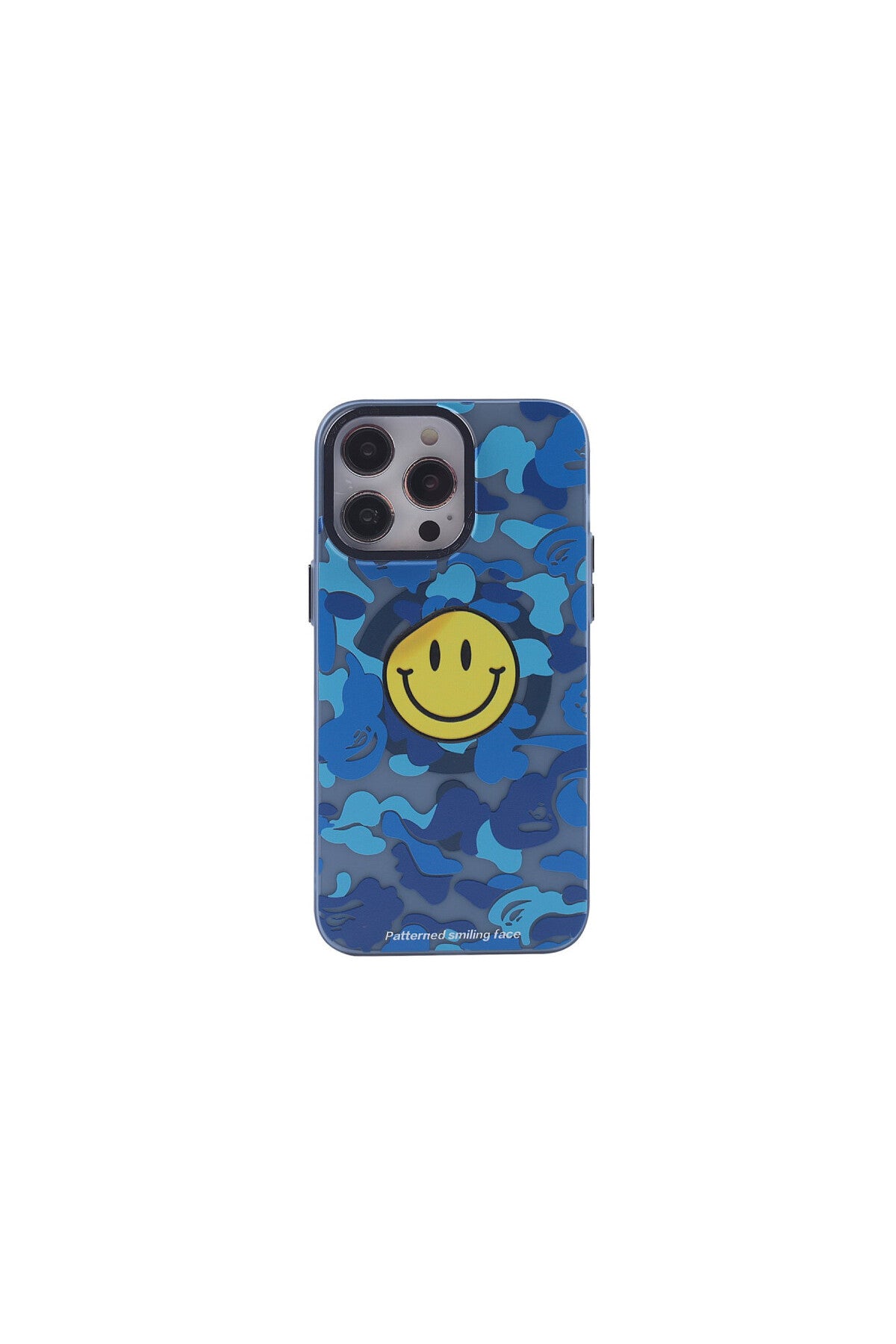 Apple iPhone 14 Pro Max Uyumlu Kılıf Apollo Magneticsafe Desenli Kapak - Apollo Mavi - 1