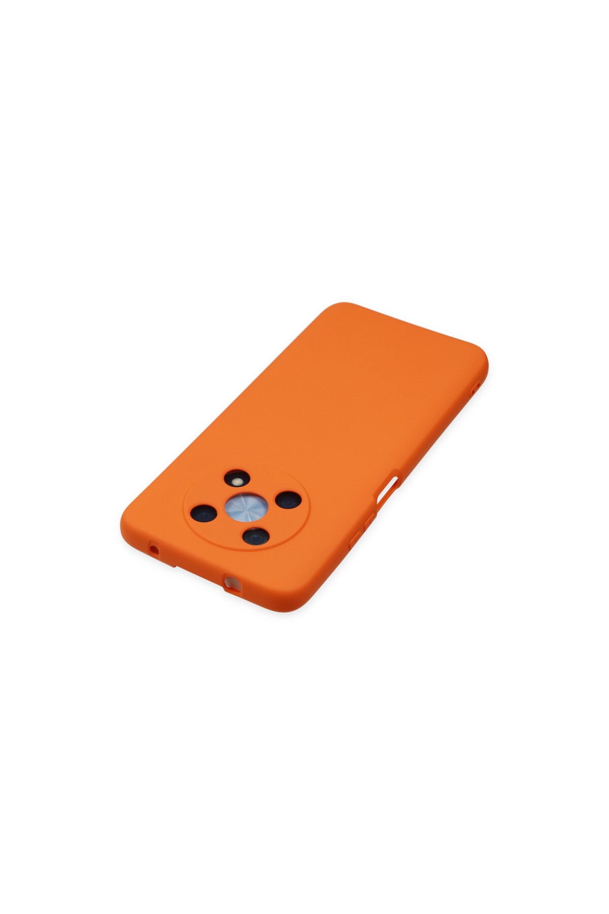 Huawei Nova Y90 Uyumlu Kılıf Nano içi Kadife Silikon - Turuncu