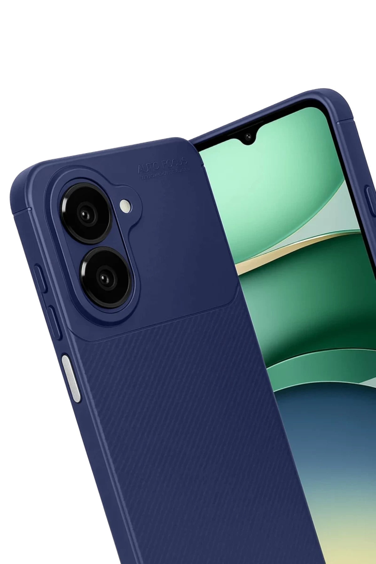 Samsung Galaxy A07 4G Uyumlu Auto Focus Karbon Kapak - Lacivert