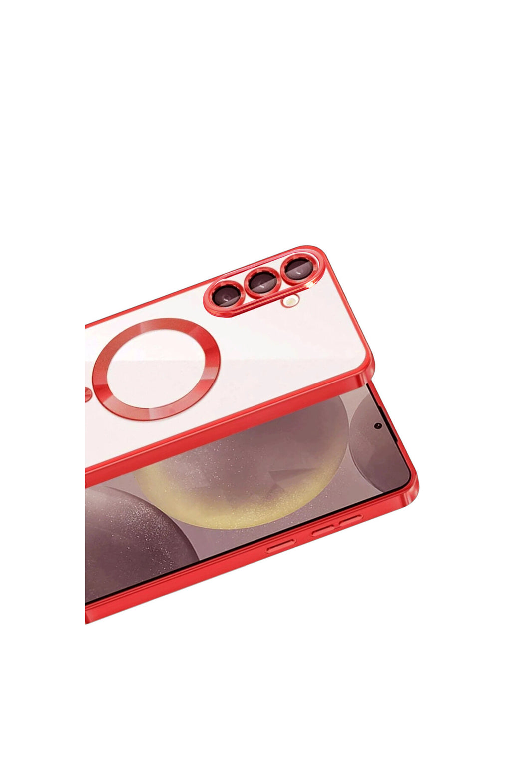 Samsung Galaxy S26 Plus Uyumlu Kross Magneticsafe Kapak - Kırmızı