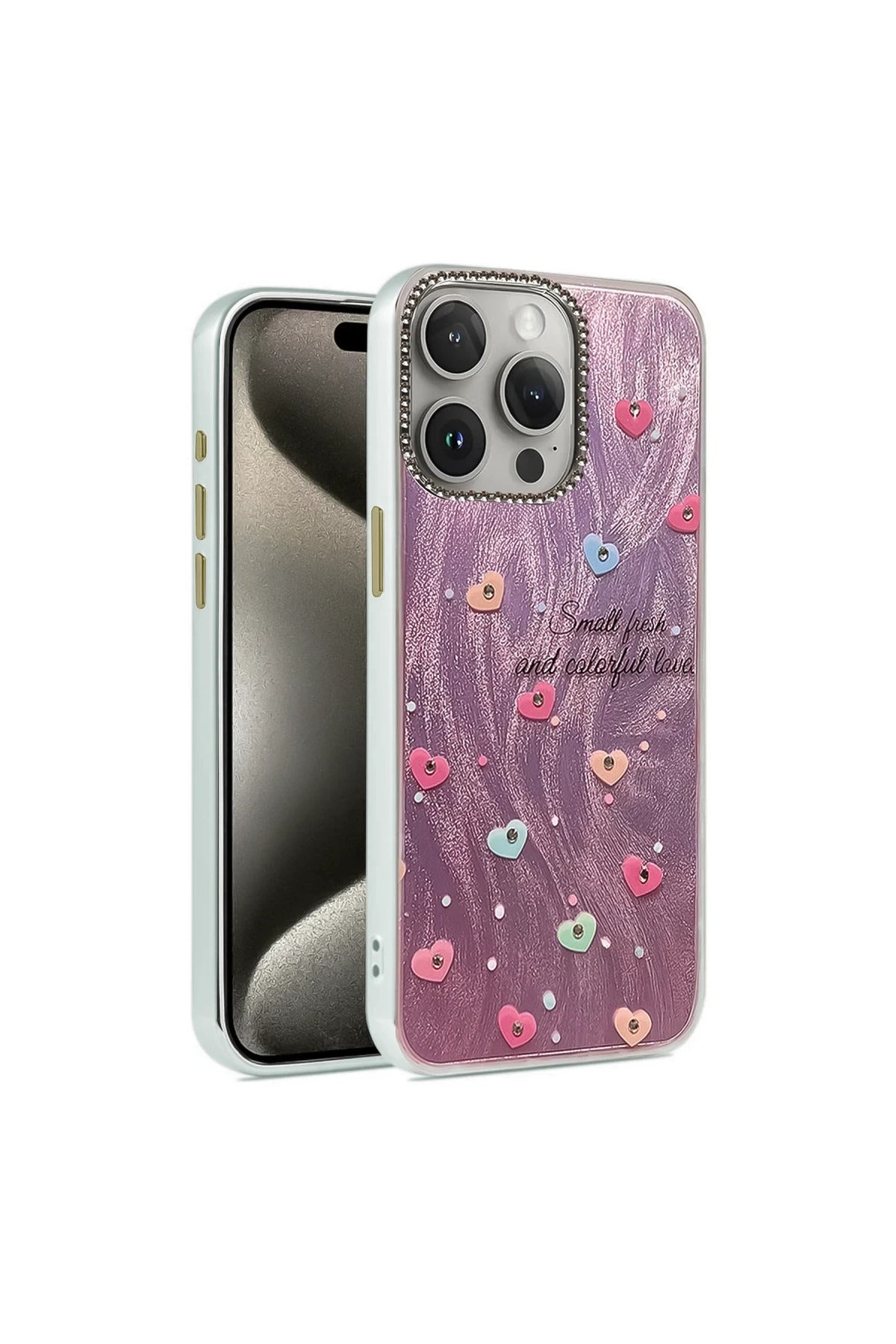 Apple iPhone 14 Pro Uyumlu Kılıf Blade Aynalı Desenli Kapak - Desen 8