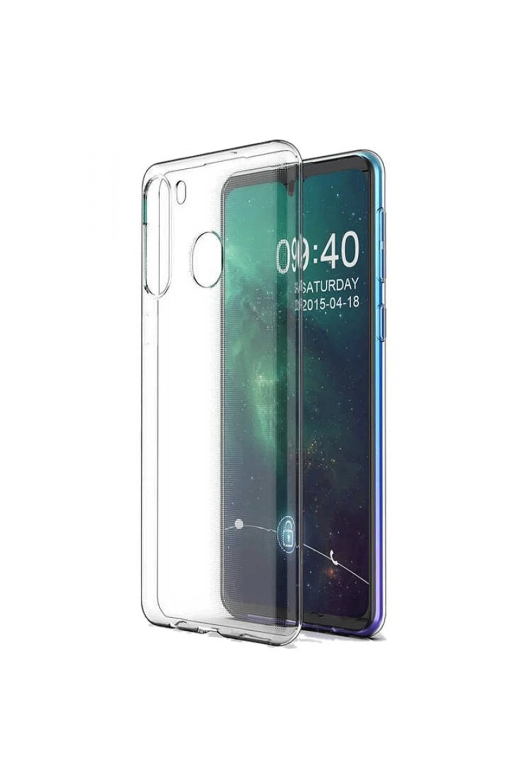 Samsung Galaxy A11 Uyumlu Kılıf Lüx Şeffaf Silikon