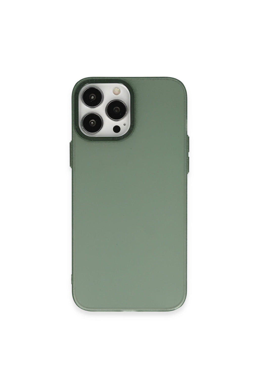 Apple iPhone 14 Pro Uyumlu Kılıf Modos Metal Kapak - Koyu Yeşil