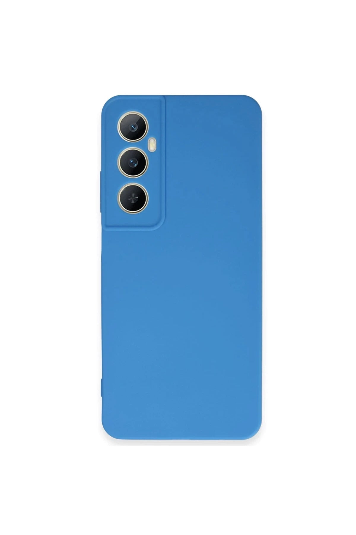Realme C65 Uyumlu Kılıf First Silikon - Mavi