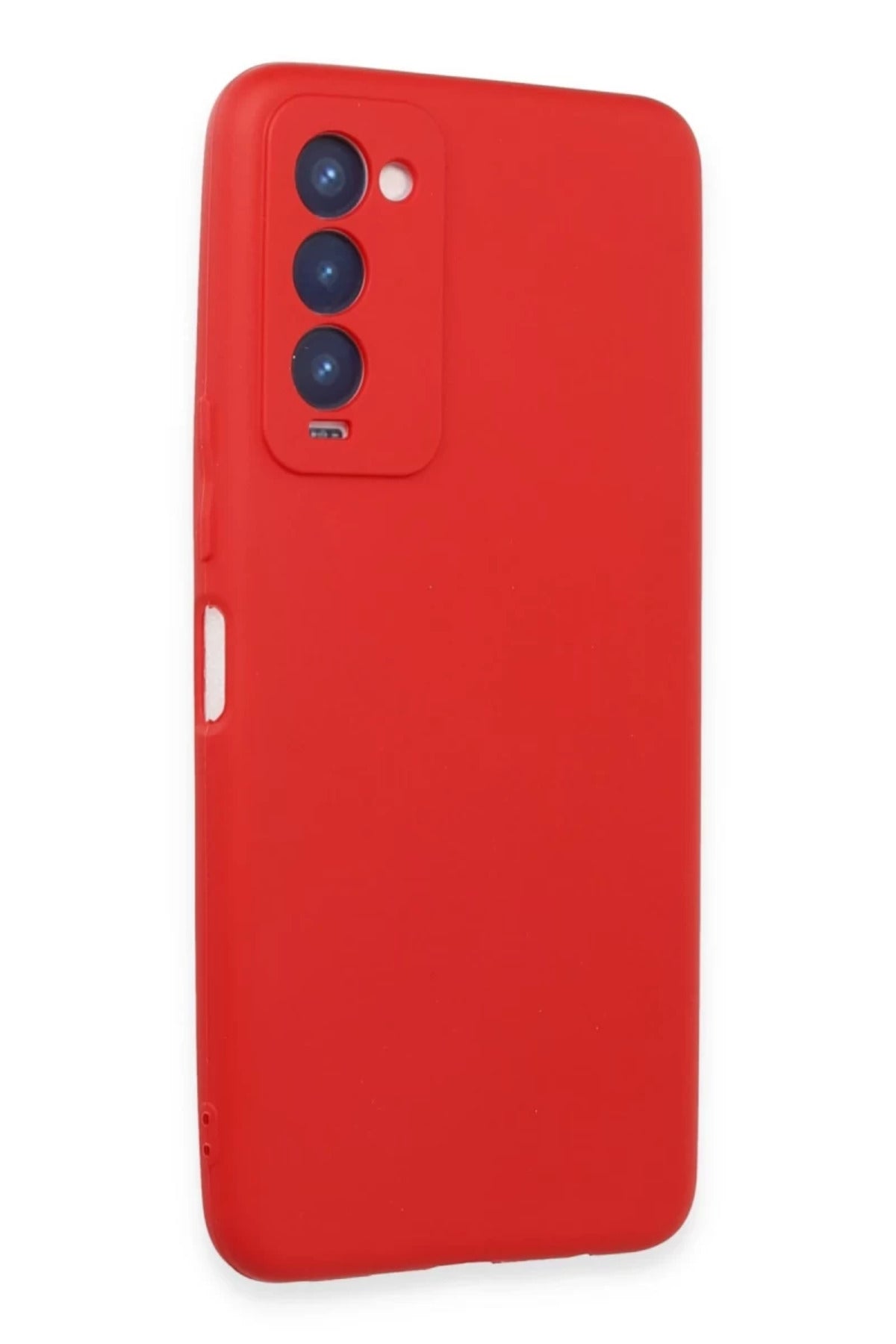 Tecno Camon 18 Uyumlu Kılıf First Silikon - Kırmızı