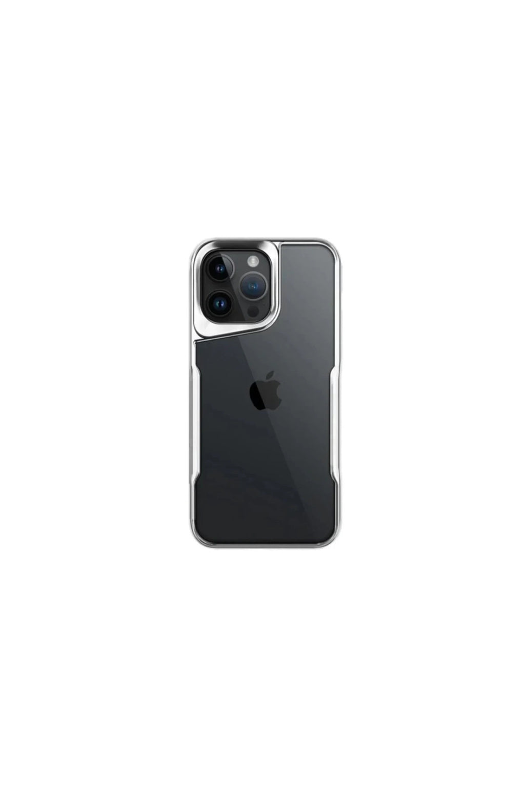 Apple iPhone 16 Pro Uyumlu Kılıf Boyi Silikon Kapak - Gümüş